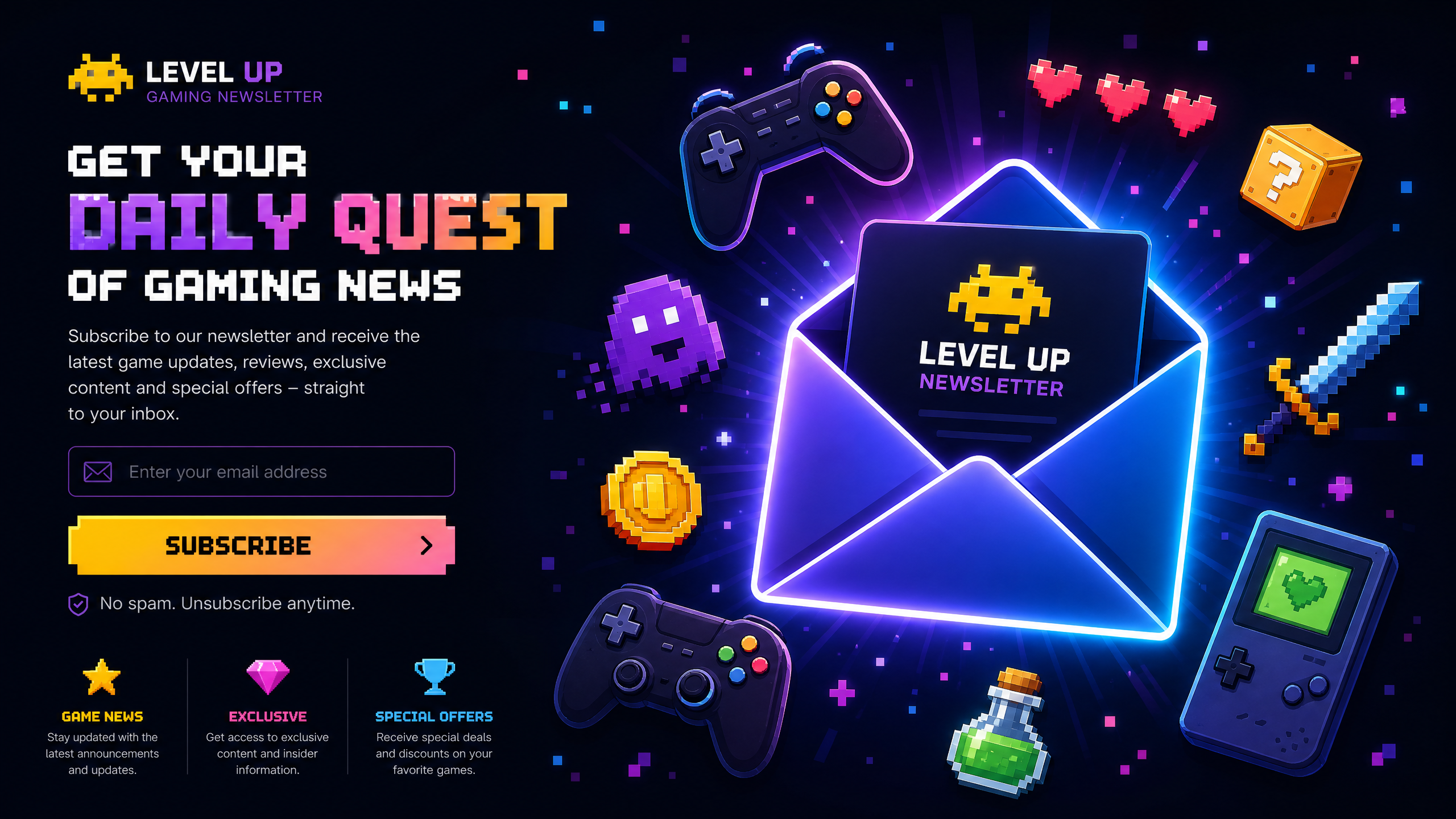 Gaming newsletter